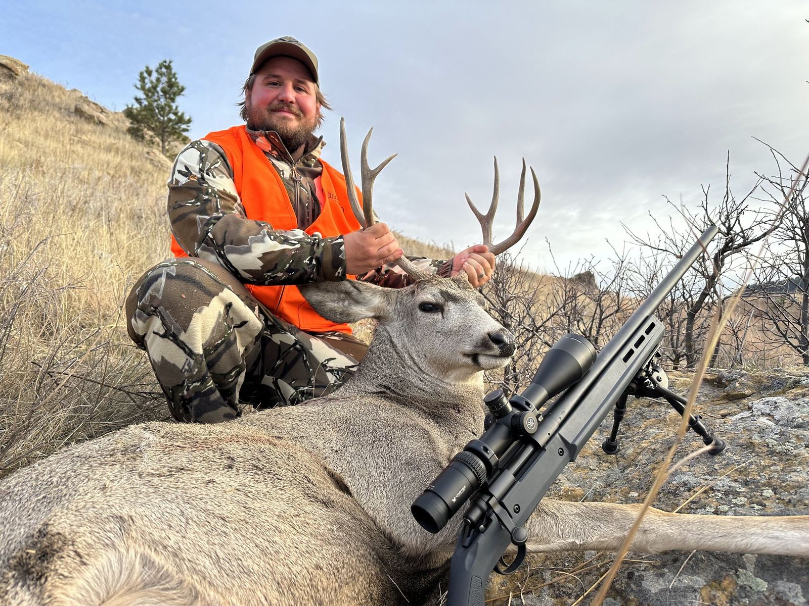 Bubba with his first Wyoming mule deer